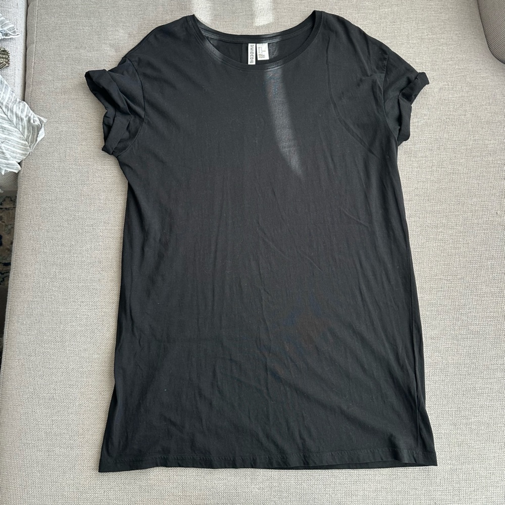 H&M Black Tshirt Dress
